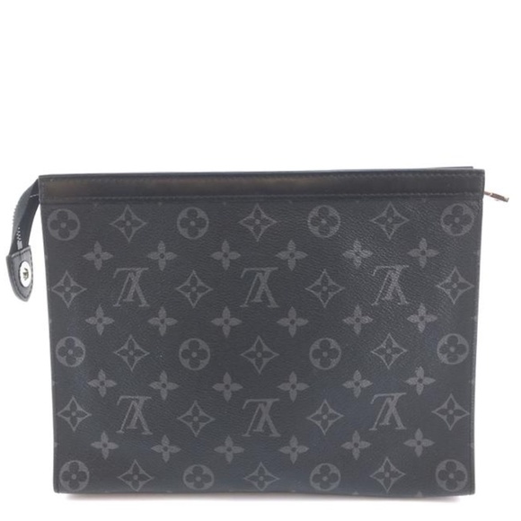 Pochette Voyage Rare Black Monogram Eclipse Clutch - Picture 12 of 12